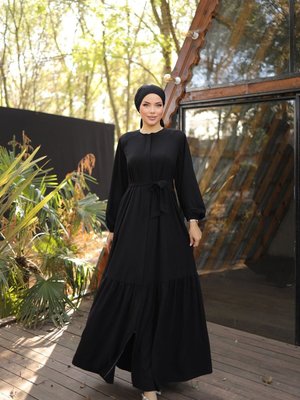 Siyah Ankanoor Gizli Patlı Ferace