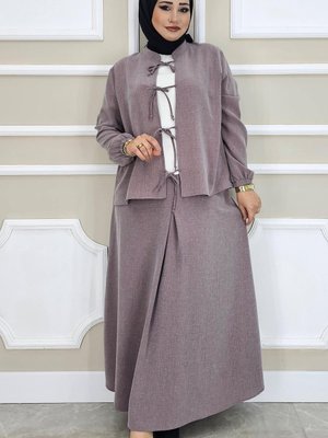 Mürdüm Önü Bağcıklı Üçlü Takım