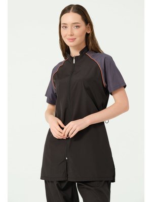 Reglan Biyeli Yarım Kol Yarı Kapalı Mayo Reglan Biyeli Yarım Kol Yarı Kapalı Mayo