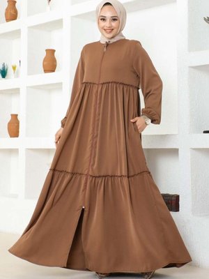 Kahverengi Eteği Fırfırlı Jessica Krep Ferace Kahverengi Eteği Fırfırlı Jessica Krep Ferace