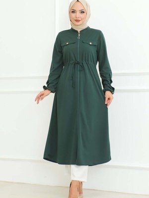 Zümrüt Yeşili Bağcıklı Kap Zümrüt Yeşili Bağcıklı Kap