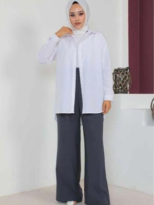 Antrasit Büyük Beden Pantolon Antrasit Büyük Beden Pantolon