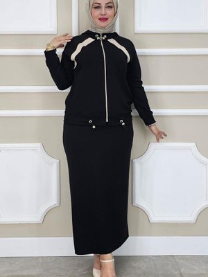 Siyah Kombinli İkili Takım