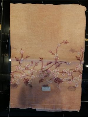 Bej Organze Nakış İthal İpek Cotton Seri Şal Askısı İle Birlikte 90x200 Cm Bej Organze Nakış İthal İpek Cotton Seri Şal Askısı İle Birlikte 90x200 Cm