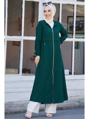 Zümrüt Fermuarlı Kap