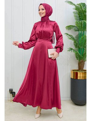 Bordo Abiye Elbise Bordo Abiye Elbise