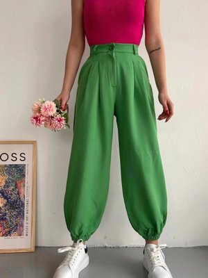 Yeşil Şalvar Pantolon