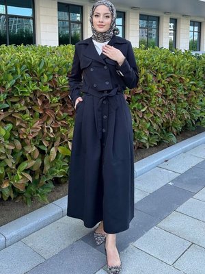 Siyah Torino Ceket Etek İkili Takım