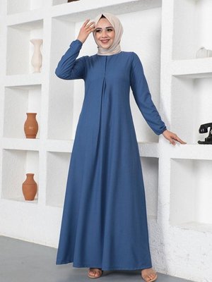 İndigo A Pile Model Elbise