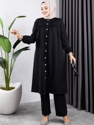 Siyah Büzgülü İkili Takım