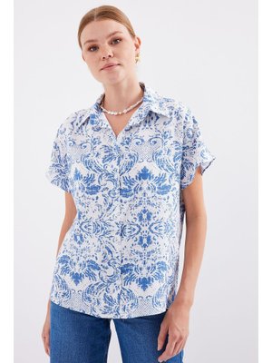 D.mavi Yarım Kol Gömlek D.mavi Yarım Kol Gömlek