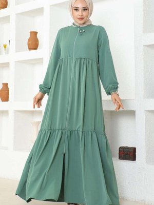 Yeşil Eteği Fırfırlı Jessica Krep Ferace Yeşil Eteği Fırfırlı Jessica Krep Ferace