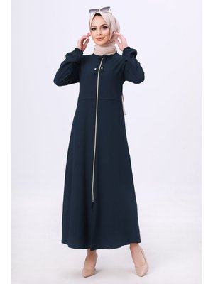 Lacıvert Fermuarlı Kap Lacivert