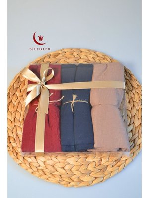 Bambu Kraş Şal – 75x210 Cm | Nefes Alabilir, Terletmez, Tok Duruşlu Mevsimlik Kumaş (3'lü Kutu) Bambu Kraş Şal – 75x210 Cm | Nefes Alabilir, Terletmez, Tok Duruşlu Mevsimlik Kumaş (3'lü Kutu)