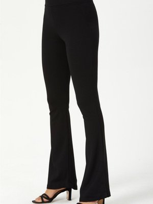 Siyah Ispanyol Paça Çelik Örme Pantolon Siyah Ispanyol Paça Çelik Örme Pantolon