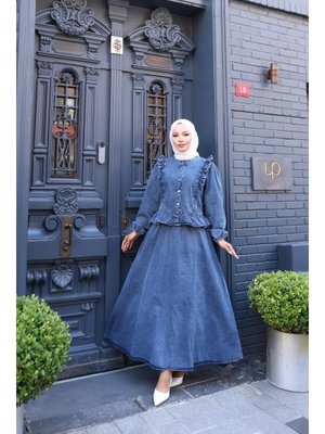 Fırfırlı Ceketli Takım Fırfırlı Ceketli Takım