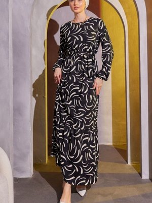 Siyah Tasarım Elbise