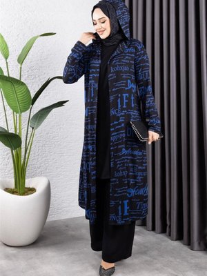 İndigo Yazılı Üçlü Takım