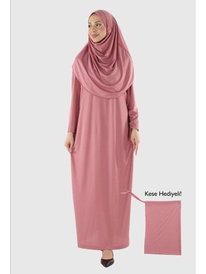 2133_tek Parça Kaymaz Başörtülü Namaz Elbisesi Boneye Son 2133_tek Parça Kaymaz Başörtülü Namaz Elbisesi Boneye Son