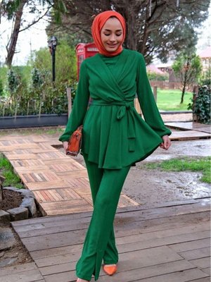 Zümrüt Bel Buzgulu Kemerlı İkili Takım Zümrüt Bel Buzgulu Kemerlı İkili Takım