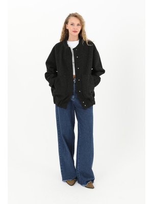 32089mnt Cep Detaylı Bomber Mont