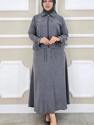 Gri Manşeti Bağ İpli İkili Takım