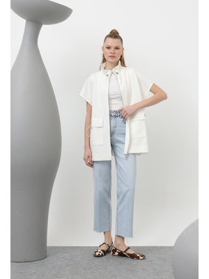 32158ylk Cep Detaylı Yelek