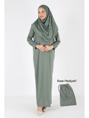 2133_tek Parça Kaymaz Başörtülü Namaz Elbisesi Boneye Son 2133_tek Parça Kaymaz Başörtülü Namaz Elbisesi Boneye Son