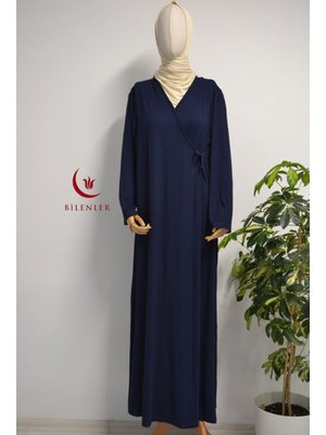 Beden Yandan Bağlamalı Pamuklu Penye Namaz Elbisesi – Beden Yandan Bağlamalı Pamuklu Penye Namaz Elbisesi –