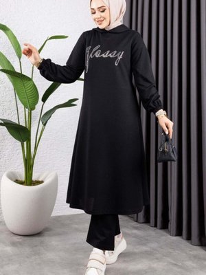 Siyah Taşlı Spor İkili Takım