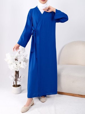 Saks Önü Çift Bağlamalı Uzun Kap