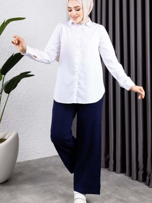 Lacivert Triko Pantolon Lacivert Triko Pantolon