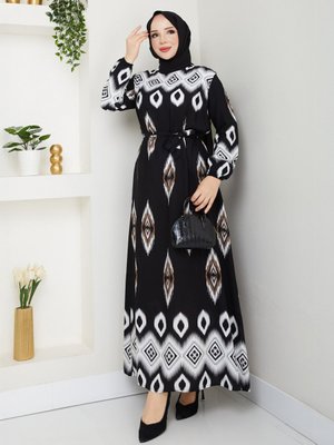 Elbise Siyah Taba