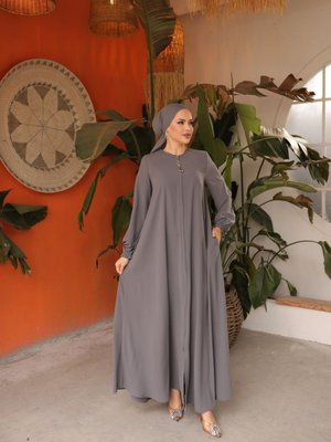 Koyu Gri Füme Mevlana Ferace Koyu Gri Füme Mevlana Ferace