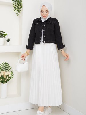 Antrasit Denim Ceket