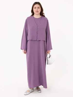 Mor Büyük Beden Takım