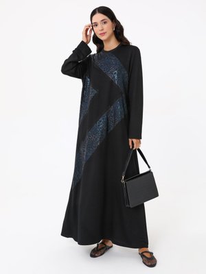 Elbise Siyah Lacivert