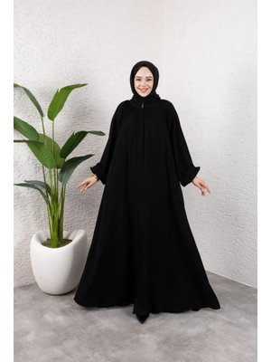 Robalı Fermuar Detaylı Ferace