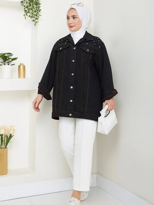 Kahverengi Denim Ceket