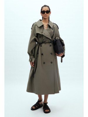 Haki Kopenhag Oversıze Trençkot Haki Kopenhag Oversıze Trençkot