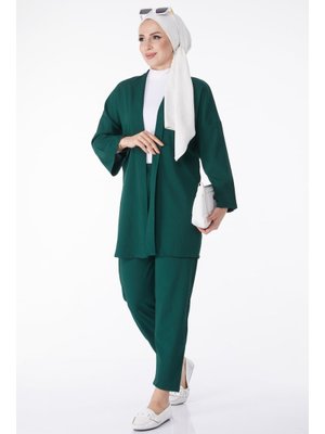 Zümrüt Hırka Pantolon İkili Takım