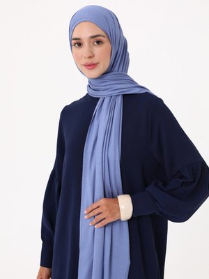 Kot Mavi Premium Penye Şal