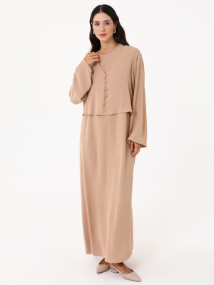 Camel Aerobin Elbise Tunik İkili Takım