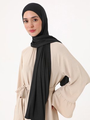 Siyah Premium Penye Şal