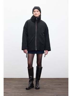 Siyah Fermuarlı Mont Siyah Fermuarlı Mont