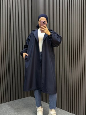 Lacivert Belinay Trençkot Lacivert Belinay Trençkot