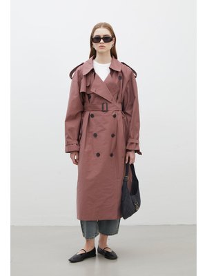 Gül Kurusu Kopenhag Oversıze Trençkot Gül Kurusu Kopenhag Oversıze Trençkot