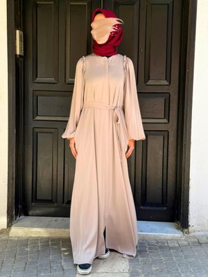 Bej Dubai İpeği Ferace Bej Dubai İpeği Ferace