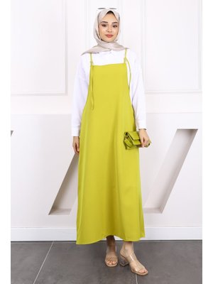 Yağ Yeşili İp Askılı Jile Yağ Yeşili İp Askılı Jile