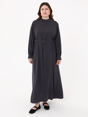 Antrasit Büyük Beden Elbise Antrasit Büyük Beden Elbise